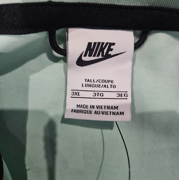 Nike Mint Green Zip-Up Hoodie - Picture 3 of 4